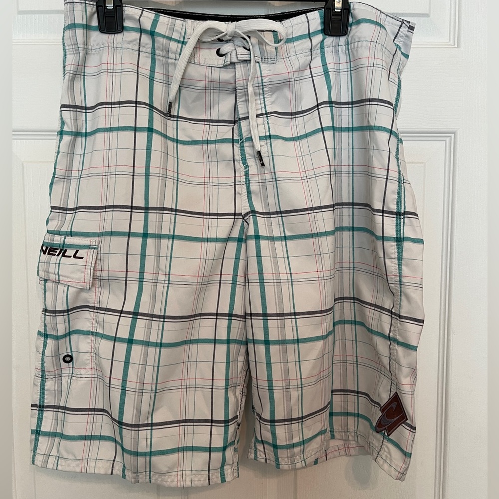 O’Neill Men’s Swim Trunks Size 34 Blue/Gray